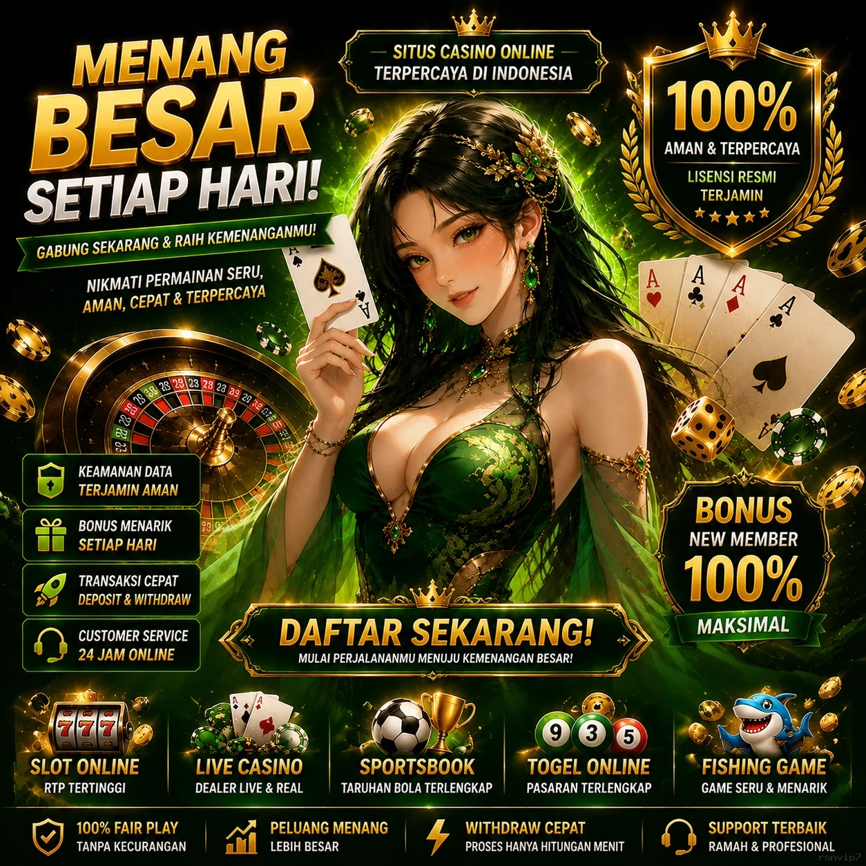 Galeri pratinjau visual rsnvip7 build APK resmi terbaru